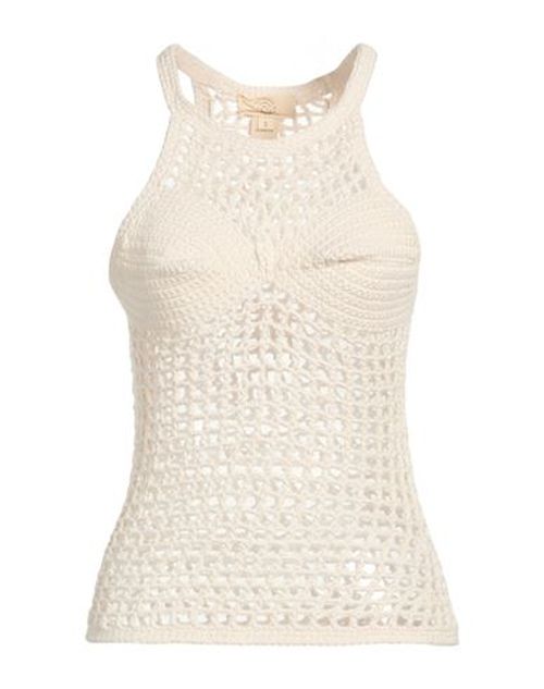 Woman Top Ivory Size XS Tanguis cotton
