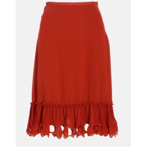 Embellished hem skirt - Orange