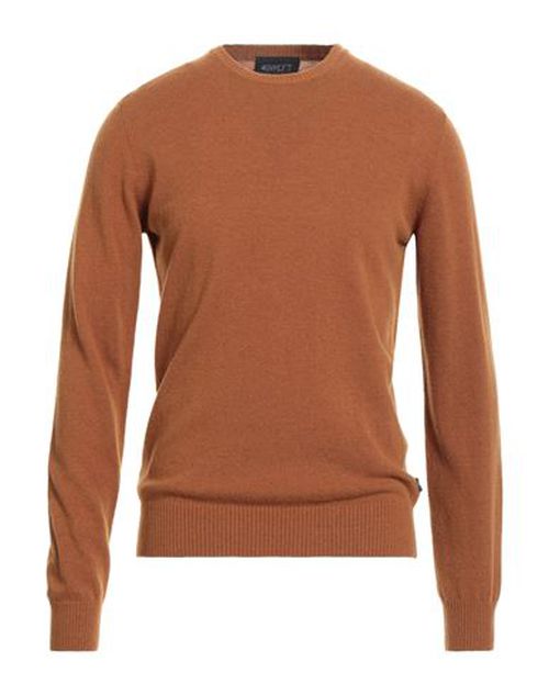 Man Sweater Brown Size L Wool, Nylon