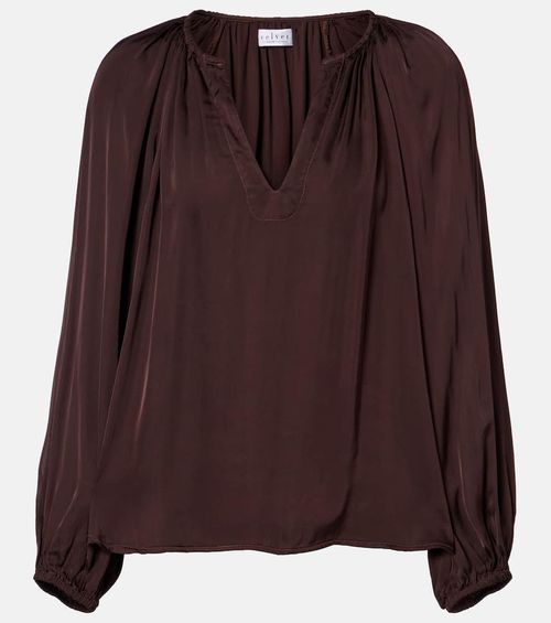 Lyla satin blouse