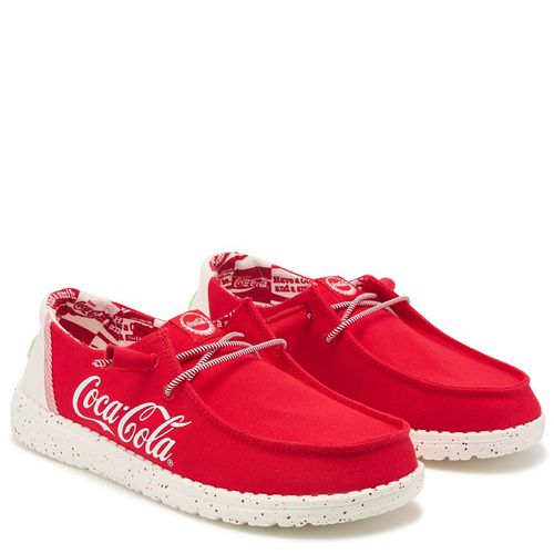 Women's Wendy Coca Cola Slip On Shoes (Coke Red / White)