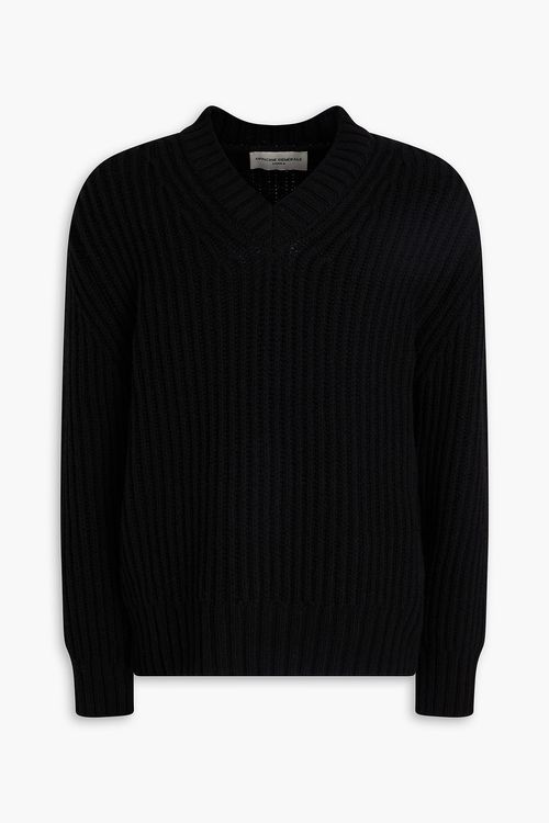 Francis ribbed wool sweater - Black - XL
