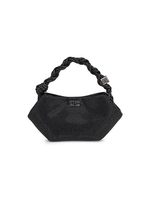 Women's Mini Bou Strass-Embellished Top Handle Bag - Black