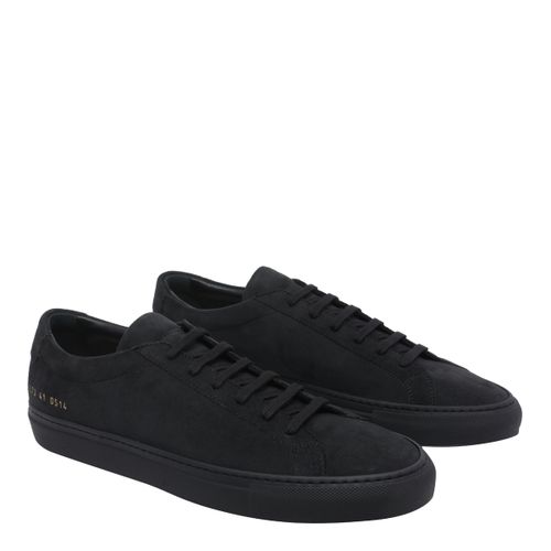 Sneakers Black Suede Leather/rubber Sole - Men