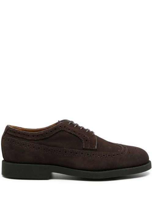 Canton suede brogue shoes - Brown