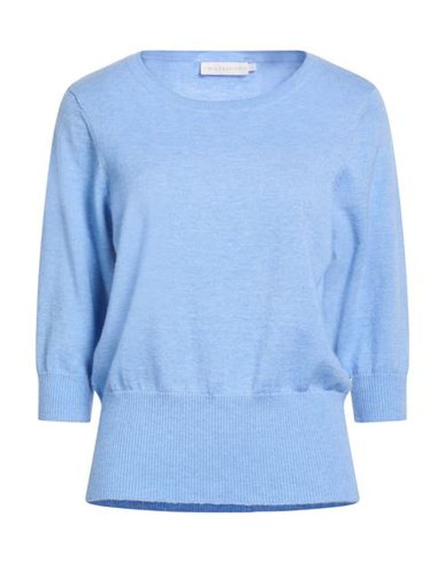 Woman Sweater Light blue Size L Cashmere, Polyethylene