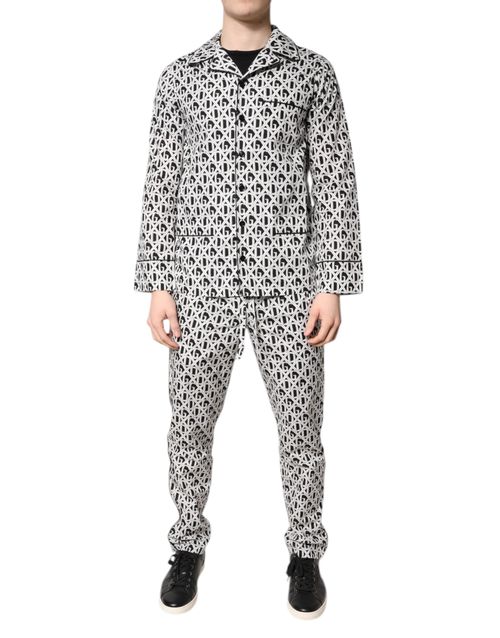 Pajama Set — Black and White