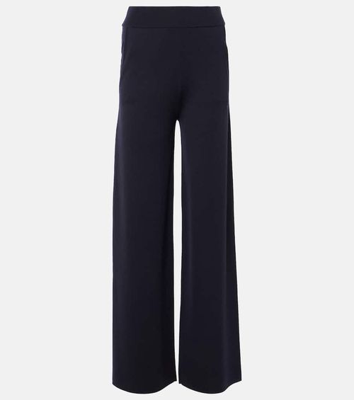Wilma virgin wool wide-leg pants