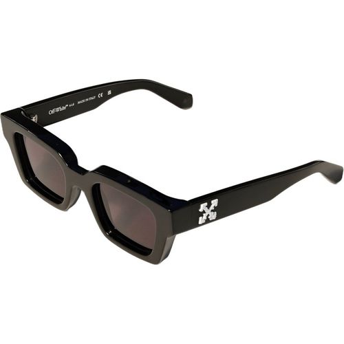 Off-White Unisex Off-White OW1022 VIRGIL 1007 Sunglasses Acetate Black Grey Squared Norma