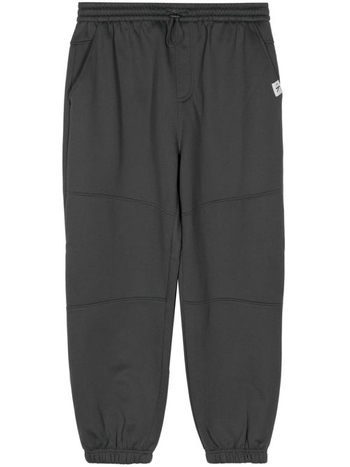 Logo-patch panelled track pants - Grey