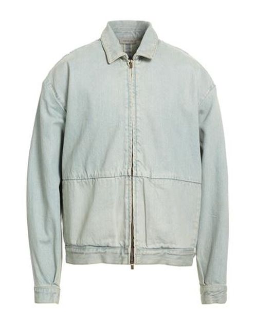 Man Denim outerwear Blue Size XL Cotton
