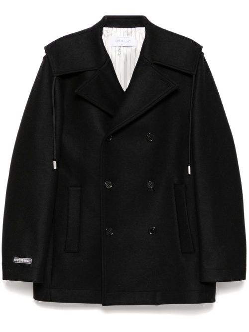 Logo-detail jacket - Black