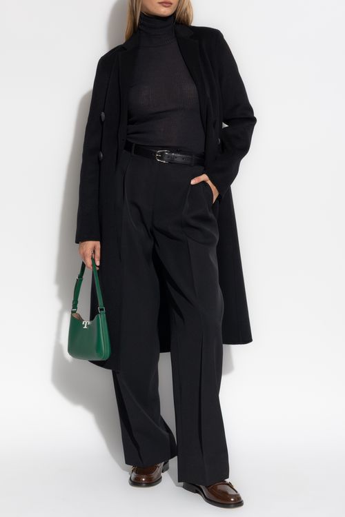 Double-breasted Coat, Women's, Black