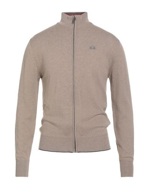 Man Cardigan Light brown Size 3XL Acrylic, Cotton, Wool