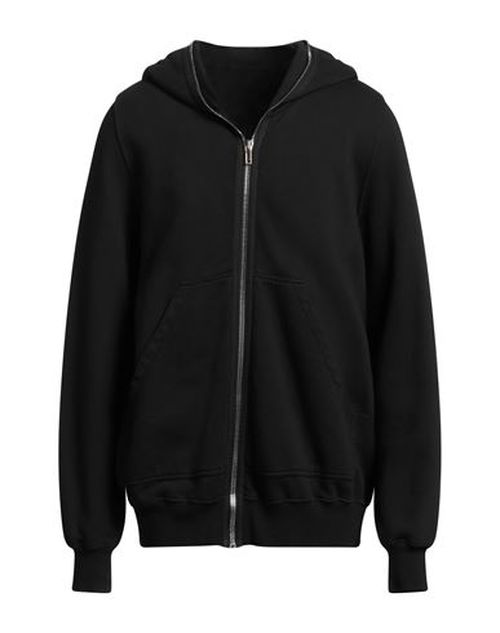 Man Sweatshirt Black Size S Cotton