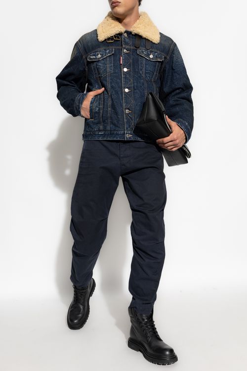 Denim Jacket, Men's, Navy Blue
