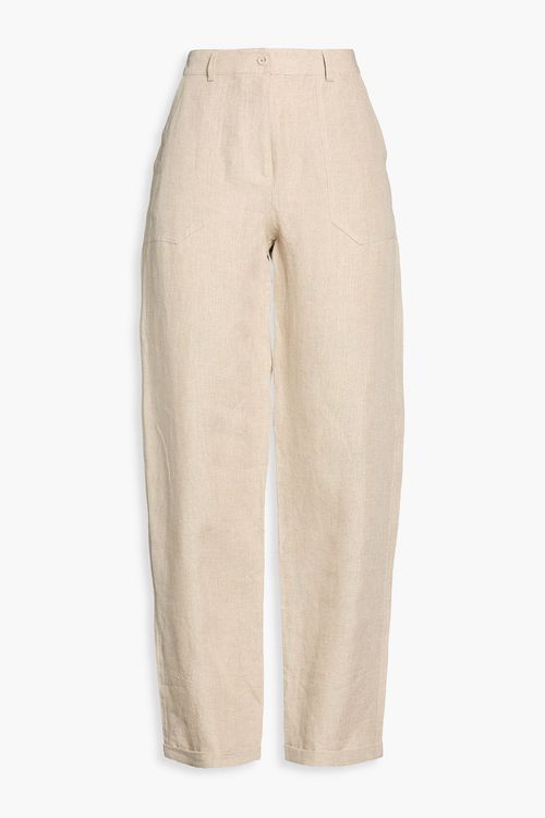 Abril linen tapered pants