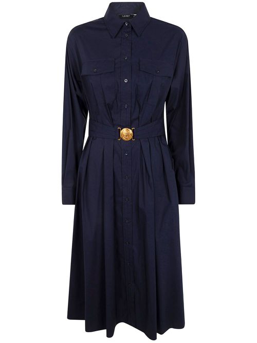 Shirt midi dress - Blue