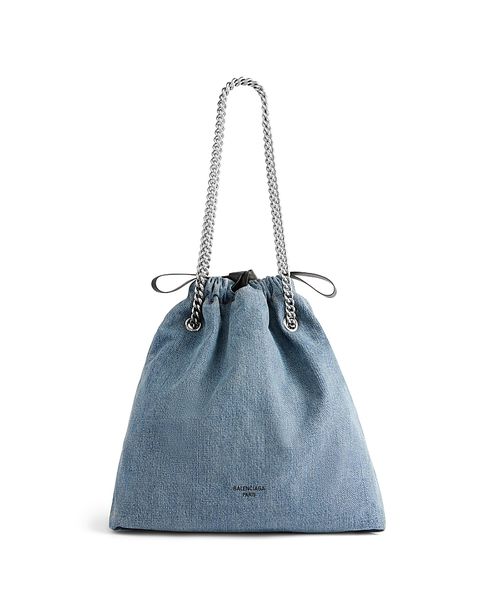 Crush Medium Tote Bag Denim