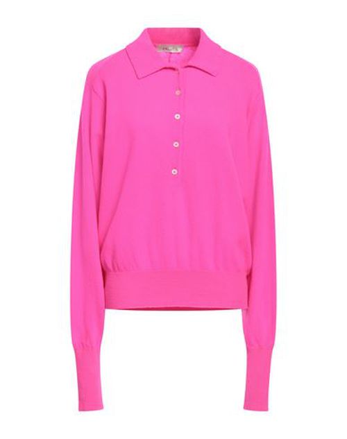 Laneus Woman Sweater Fuchsia Size 2 Merino Wool