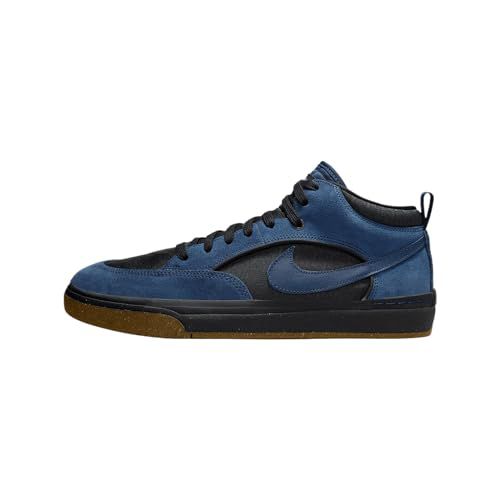 Nike SB React Leo Skate Shoes (DX4361-401, Navy/Black/Anthracite/Navy)