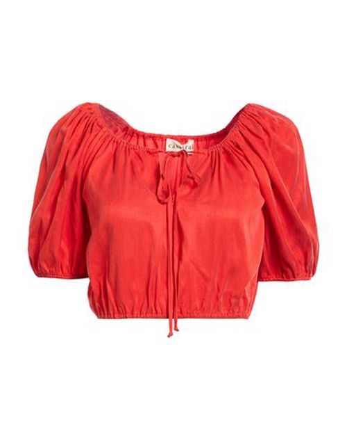 Woman Top Red Size M Cupro