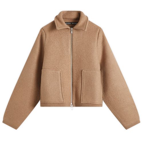 Women's kassl Jacket Boiled Wool Fleece in Camel