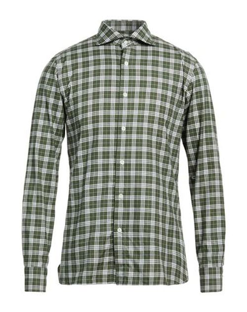 Man Shirt Green Size 15 ½ Cotton