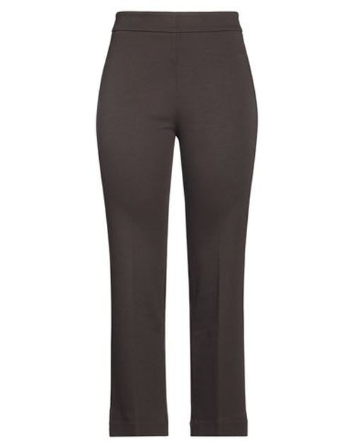 Woman Pants Chocolate brown Size 10 Viscose, Polyamide, Elastane