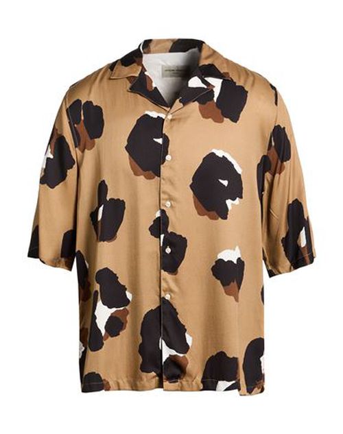 Officine Générale Man Shirt Khaki Size M Viscose