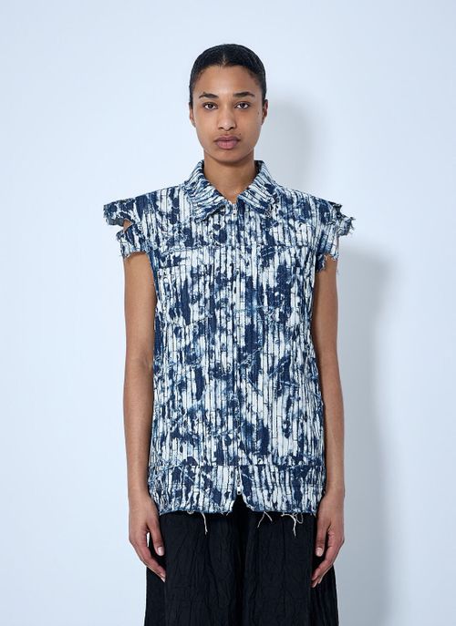 Sleeveless Blouson - Woman Jackets Navy It