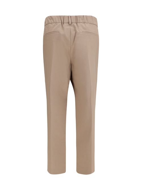 Cotton Trousers — Beige