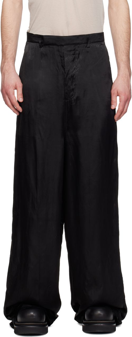 Black Temple Tailored Firbanks Trousers