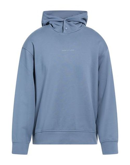 Man Sweatshirt Slate blue Size M Cotton