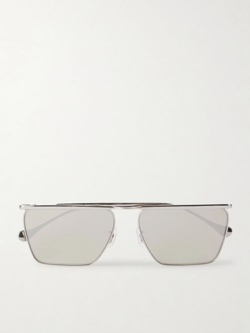 + Jil Sander Aviator-style Silver-tone Sunglasses