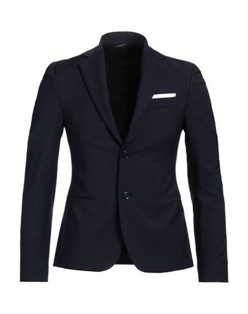 Man Blazer Midnight blue Size 44 Wool, Polyester, Elastane