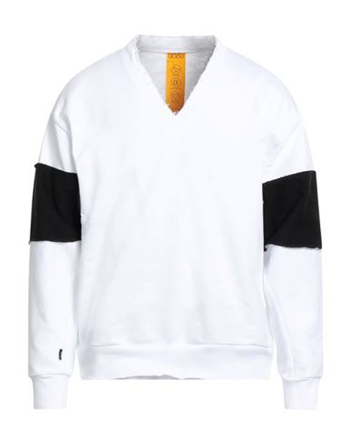 Man Sweatshirt White Size M Cotton
