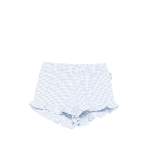 Colette Gingham Ruffled Shorts