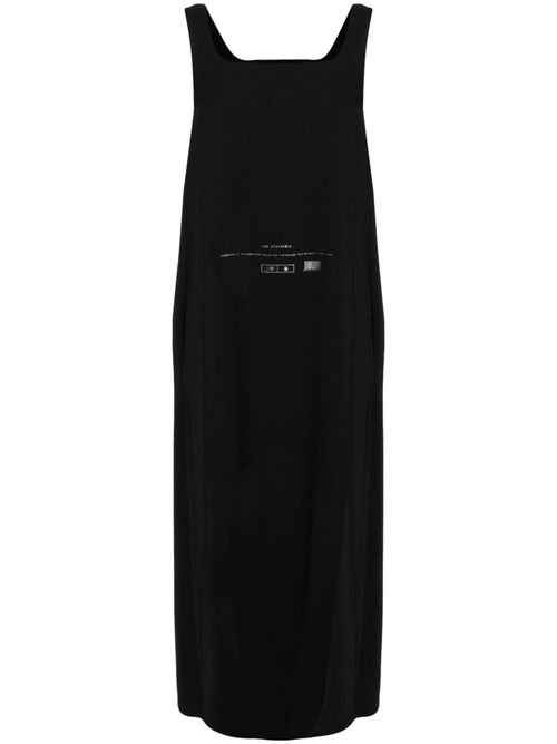 Sac Utilisable-print maxi dress - Black