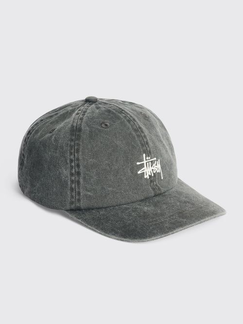 Stüssy Washed Basic Low Pro Cap Charcoa