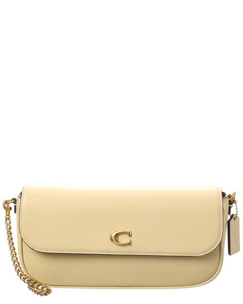 Coach Brook Flap Leather Chain Bag