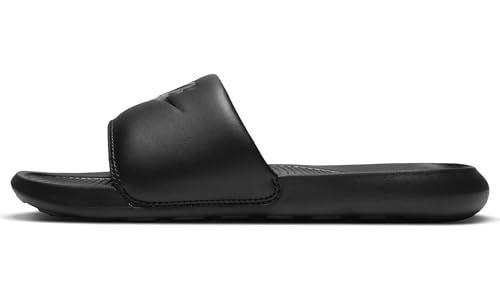 Nike Men's Victori One Shower Slide Trail Running Shoe, Black White Black, 12