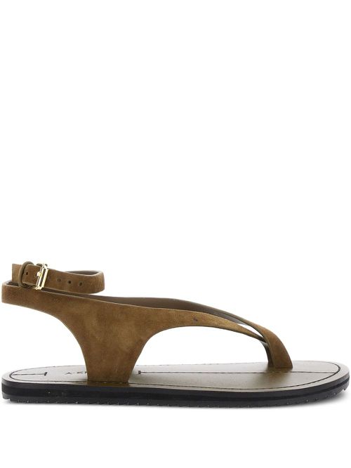 A.EMERY Millar suede ankle-strap sandals - Brown