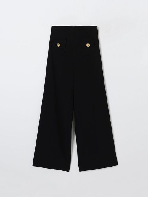 Pants ELISABETTA FRANCHI LA MIA BAMBINA Kids color Black