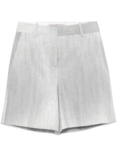 Graphic-print shorts - Neutrals
