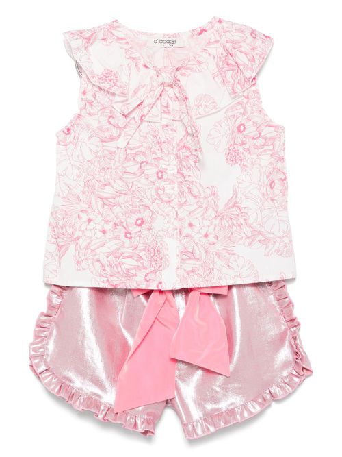 Alapage Clivia shorts set - Pink