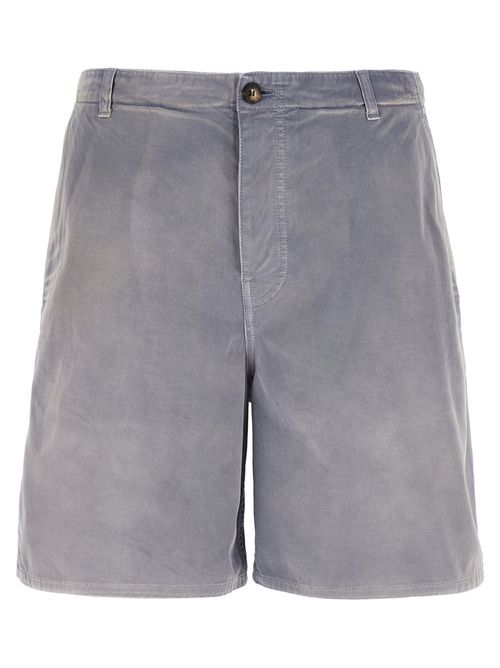 Grey Cotton Shorts