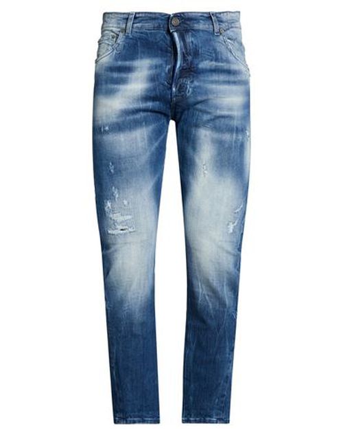 Patriòt Man Jeans Blue Size 32 Cotton, Elastane