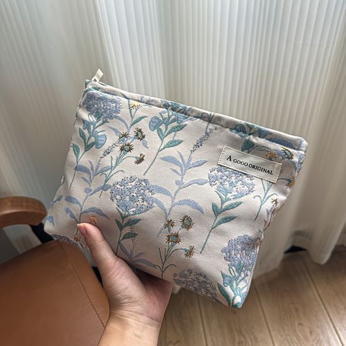 TEMU Dandelion Pattern Makeup Bag Travel Cosmetic Pouch Make Up Organizer Toiletry Bag For Women Gifts - Day Gift