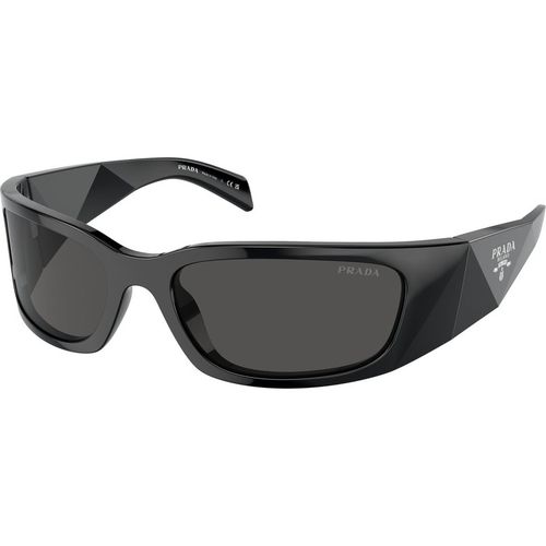 Prada Man Prada PR A19S 1AB5S0 Sunglasses Acetate Black Grey Butterfly Norma